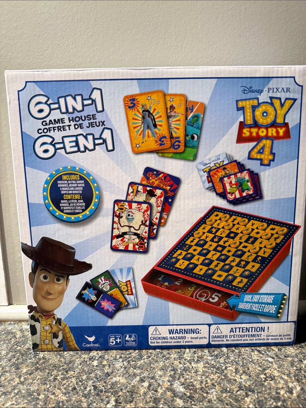 Disney Toy Story 4 6-in-1 Game Set - Blue/Yellow
